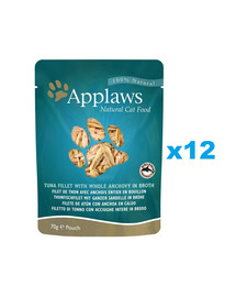APPLAWS Cat Adult Pouch in Broth saszetka w bulionie 12x70 g dla dorosłych kotów