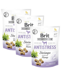 BRIT Care Dog Functional Snack Shrimp Anatistress 3x150 g przysmaki z krewetkami na stres