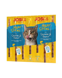 JosiCat Meat Sticks pałeczki z łososiem i pstrągiem dla kota 35g