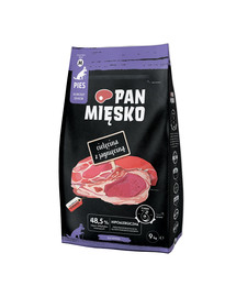 Cielęcina z jagnięciną dla seniorów M 9 kg
