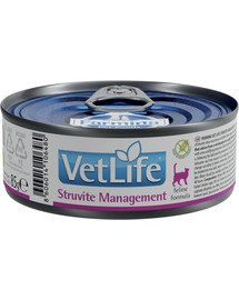 Vet Life Natural Diet Cat Struvite Management 85 g