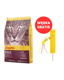 JOSERA Cat Carismo Senior 10 kg sucha karma dla kotów starszych + wędka GRATIS