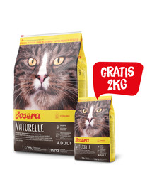 JOSERA Naturelle dla kotów po kastracji 10 kg + 2 kg karmy GRATIS