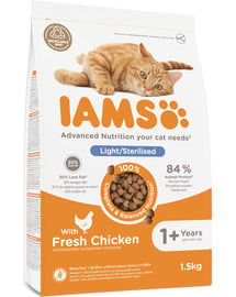 for Vitality Sterilised karma dla kotów dorosłych po kastracji z kurczakiem 1,5 kg