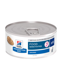 Prescription Diet Feline z/d Food Sensitivities dla kotów 156 g w puszce