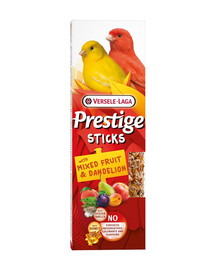 Prestige Sticks 2 kolby z mixem owoców i mniszkiem dla kanarków 60g