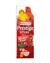 Prestige Sticks 2 kolby z czerownymi owocami i miętą dla kanarków 60g