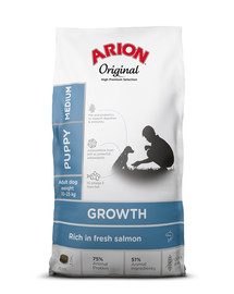 Original Growth Puppy Medium Salmon Rice 2 kg