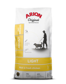 Original Light Adult All Breeds Chicken Rice 12 kg