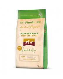 dog medium maxi lamb rice 12 kg