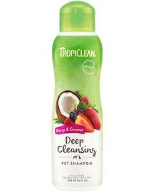 Berry Coconut Shampoo Deep Cleansing 355ml głęboko oczyszczający szampon dla psa i kota