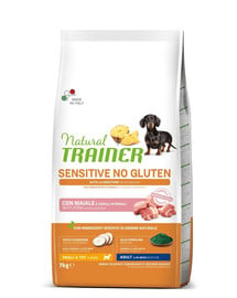 Natural Sensitive No Gluten Small Toy Adult z wieprzowiną 7kg