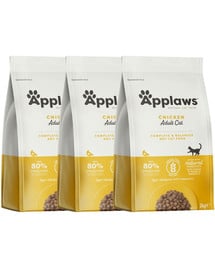 APPLAWS Cat Adult Chicken 6 kg (3x2 kg) z kurczakiem dla kotów