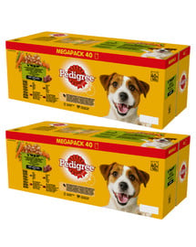 PEDIGREE Adult saszetka 80x100g Mix Smaków