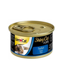 GIMCAT Shiny Cat in Jelly puszka w galaretce 70 g karma uzupełniająca dla kotów