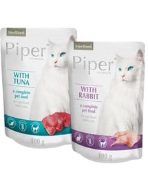 PIPER Animals Cat Mix smaków saszetki dla kotów 24x100 g