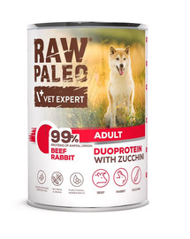 RAW PALEO Duoprotein Adult 400g karma mokra dla psów