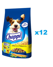 CHAPPI 12x500 g - sucha karma dla psów z drobiem i warzywami