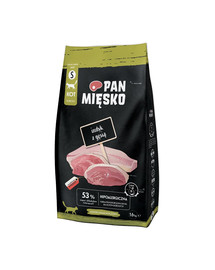 Indyk z gęsią dla kotów chrupki S 1,6 kg