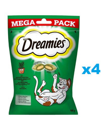 DREAMIES Mega Pack 4x180 g przysmak z nutą kocimiętki dla kota