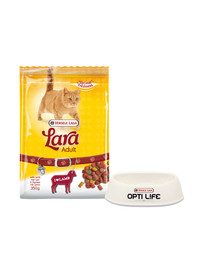 VERSELE-LAGA Karma dla kota Lara Adult lamb z jagnięciną 10 kg + Miska plastikowa dla kota GRATIS