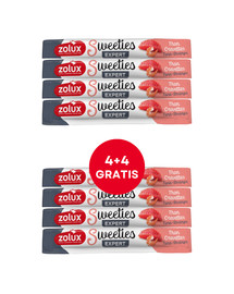 ZOLUX Przysmak kremowy dla kota SWEETIES z tuńczykiem i krewetką 8 x 14g (4+4 GRATIS)