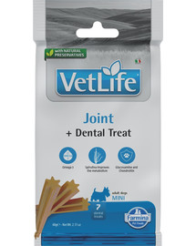 Vet Life Dental Treat Joint Mini 60 g (7 szt) przysmak dentystyczny dla psów ras małych
