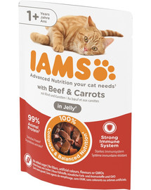 IAMS Cat Adult All Breeds Jelly w galaretce 85g mokra karma dla dorosłych kotów