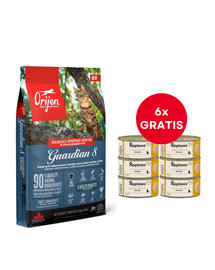 ORIJEN Cat Guardian 8 Adult 4,5 kg + APPLAWS Cat Adult Mousse Chicken mus z kurczakiem 6 x 70g GRATIS