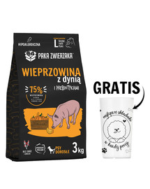 PAKA ZWIERZAKA Seventh Heaven Karma sucha Wieprzowina z dynią L 3kg + Miarka do karmy suchej GRATIS
