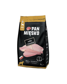 Indyk z bażantem karma dla psa chrupki S 9 kg