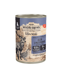 Leśne smaki Jeleń z przepiórką mokra karma dla szczeniąt 400 g
