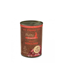 Purity Adult Dog Beef with liver 400g wołowina z wątróbką dla psów
