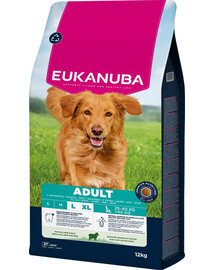 EUKANUBA Adult Large Breeds Lamb Rice 12 kg sucha karma dla psów dużych ras bogata w jagnięcinę i ryż