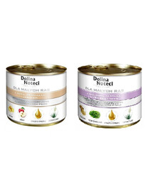 DOLINA NOTECI Premium Junior Mix smaków dla szczeniąt małe rasy 185g