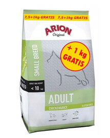 Original Adult Small Chicken and Rice 8,5 kg (7,5 + 1 kg gratis)