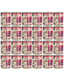 WIEJSKA ZAGRODA Wieprzowina z koniną mokra karma dla psów 24x800 g