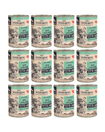 WIEJSKA ZAGRODA Indyk z królikiem mokra karma dla psów 12x400 g