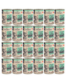 WIEJSKA ZAGRODA Indyk z królikiem mokra karma dla psów 24x400 g