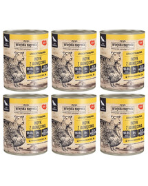 WIEJSKA ZAGRODA Indyk z jagnięciną 6x800 g bezzbożowa mokra karma dla psa