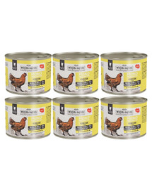 WIEJSKA ZAGRODA Monobiałkowa Kurczak mokra karma dla kotów 6x200 g