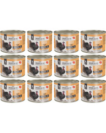 WIEJSKA ZAGRODA Monobiałkowa Indyk mokra karma dla kociąt 12x200 g