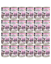 WIEJSKA ZAGRODA Monobiałkowa Wieprzowina mokra karma dla kotów 24x400 g