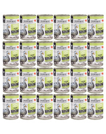 WIEJSKA ZAGRODA Monobiałkowa Kaczka mokra karma dla kotów 24x400 g