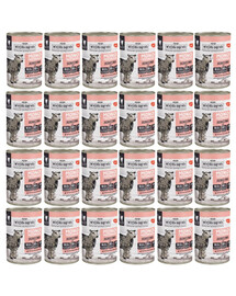 WIEJSKA ZAGRODA Monobiałkowa Jagnięcina mokra karma dla kotów 24x400 g