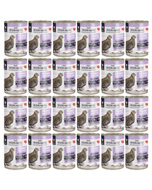 WIEJSKA ZAGRODA Przepiórka Monobiałkowa mokra karma dla kotów 24x400 g