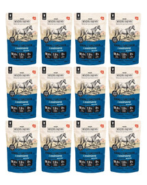 WIEJSKA ZAGRODA Superfoods Konina z tuńczykiem i walerianą mokra karma dla kota 12x100 g