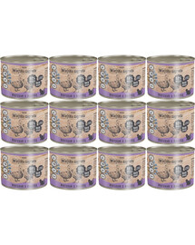 WIEJSKA ZAGRODA Adult Kurczak z kaczką 12x200 g puszka dla kota