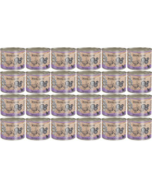WIEJSKA ZAGRODA Adult Kurczak z kaczką 24x200 g puszka dla kota
