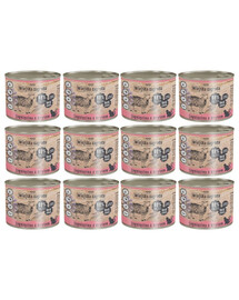 WIEJSKA ZAGRODA Adult Jagnięcina i kryl 12x200 g puszka dla kota